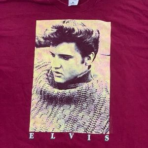 Mauroon/Red Elvis T-shirt